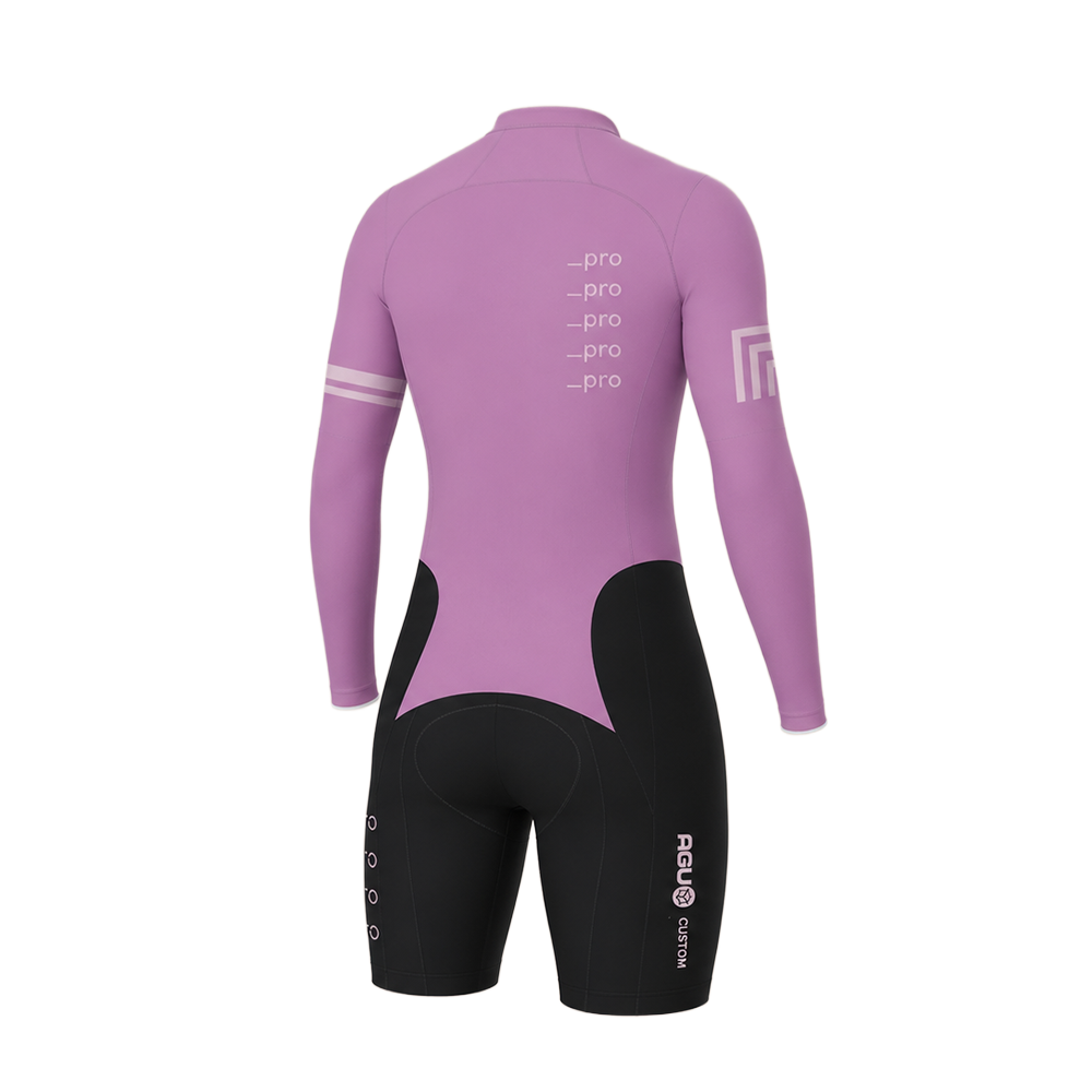 Cross Suit - Thermal Long Sleeve  - Aero jersey aero sleeve pro achter 4 - AGJ24CXTLS002