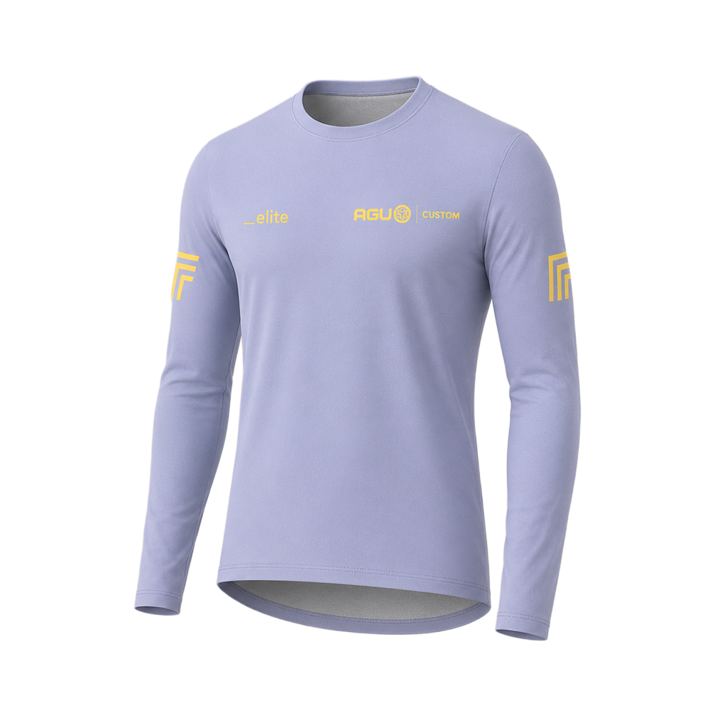 Gravel Longsleeve Jersey, No zipper - Gravel longsleeve jersey no zipper 004 voor 1 - AGGFSSLM001