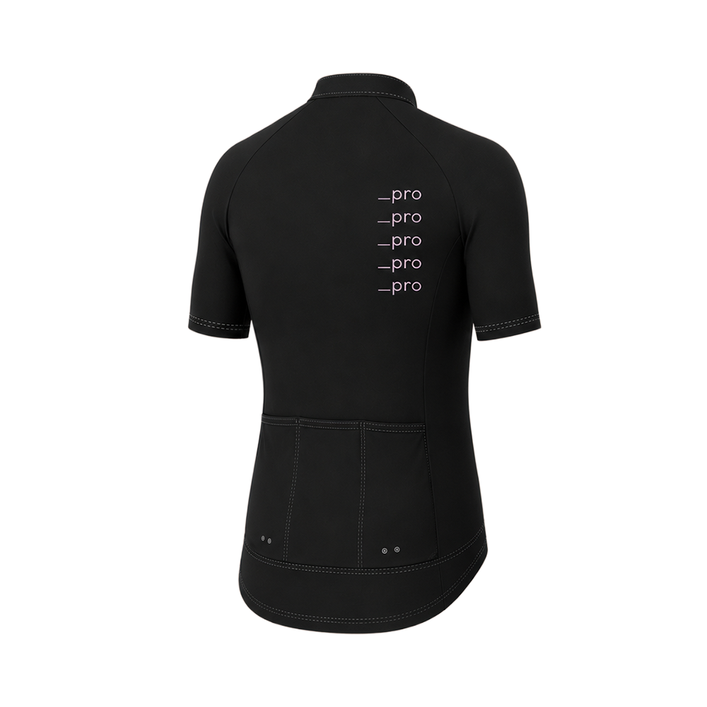 Rain Jersey - Neoshell BLACK special zip - Racesuit achter 2 - AGMNSSSJ002