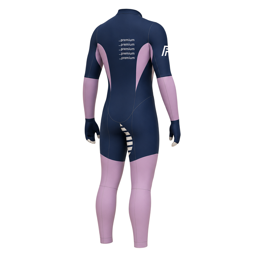 Shorttrack Oversuit Rubber - Pro  - Shorttrack oversuit rubber pro achter - AGRPS001