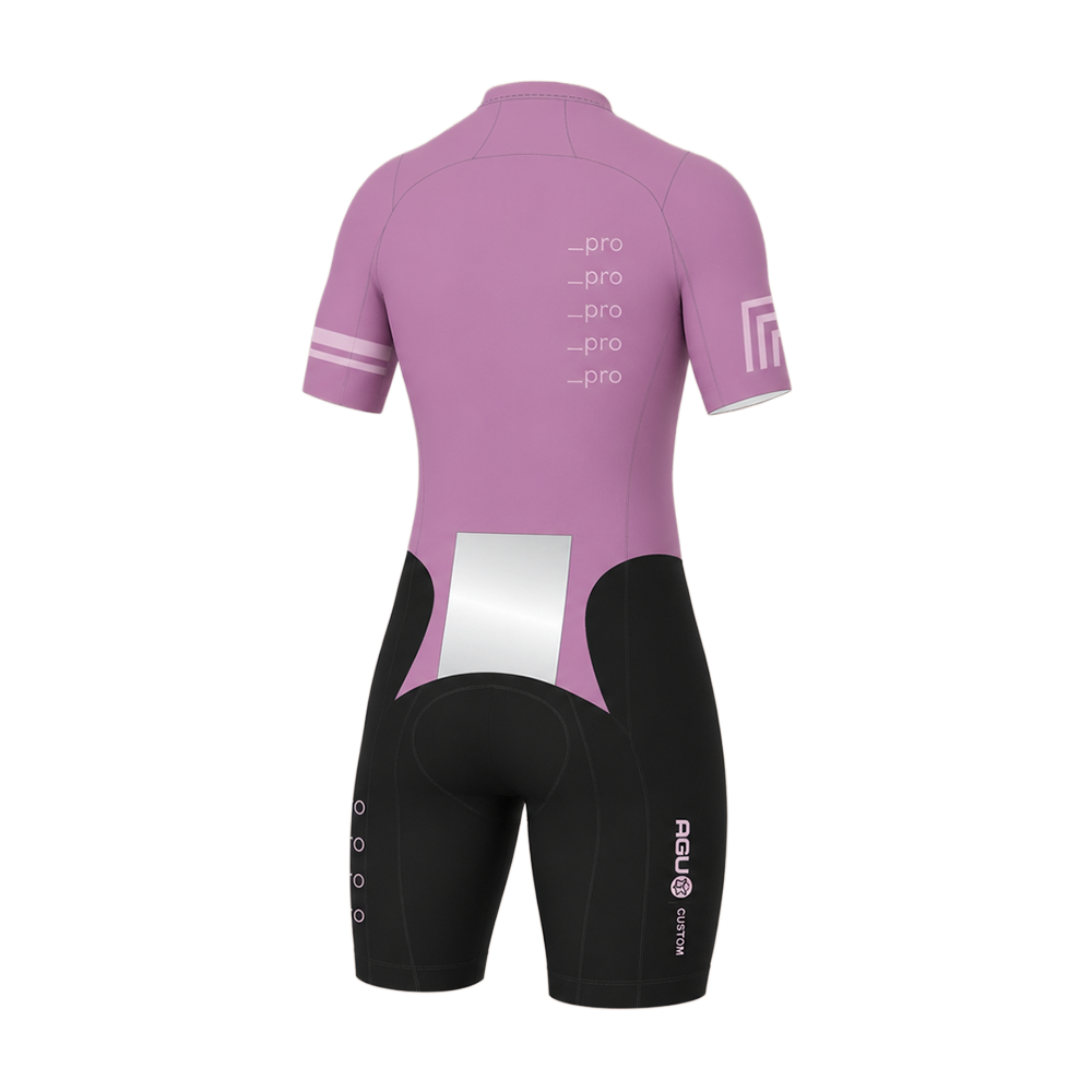 TT Aerosuit - Short Sleeve + Number pocket - Tt aerosuit short sleeve number pocket achter - AGMTTSS001B