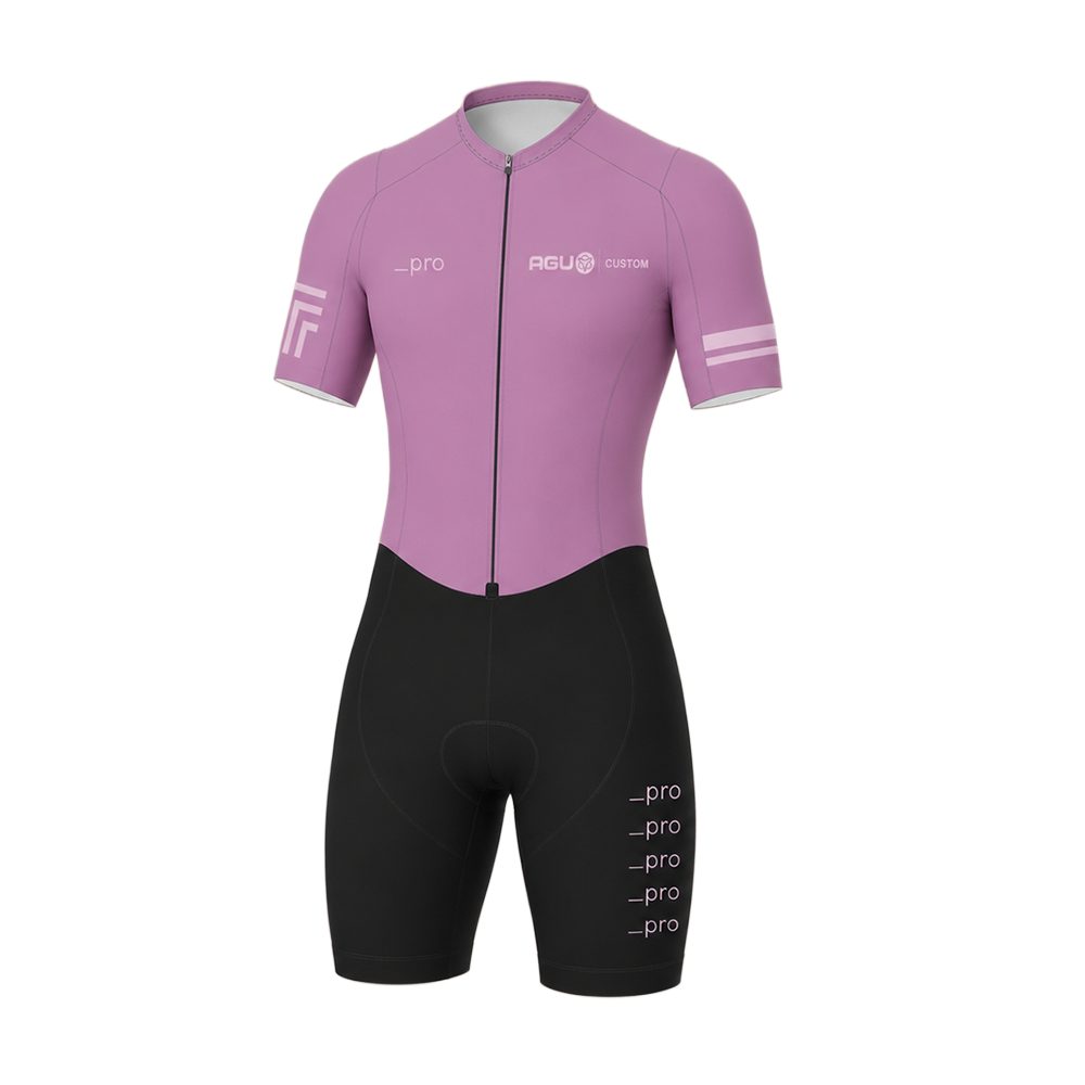TT Aerosuit - Short Sleeve + Number pocket - Tt aerosuit short sleeve number pocket voor - AGMTTSS001B
